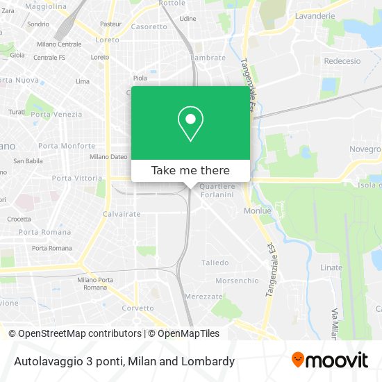 Autolavaggio 3 ponti map