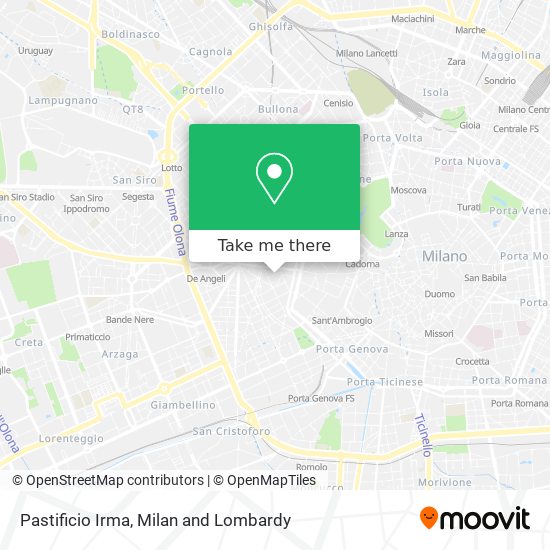 Pastificio Irma map
