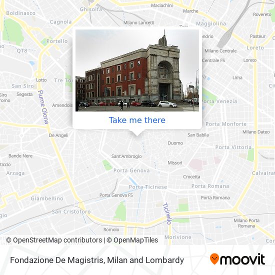 Fondazione De Magistris map