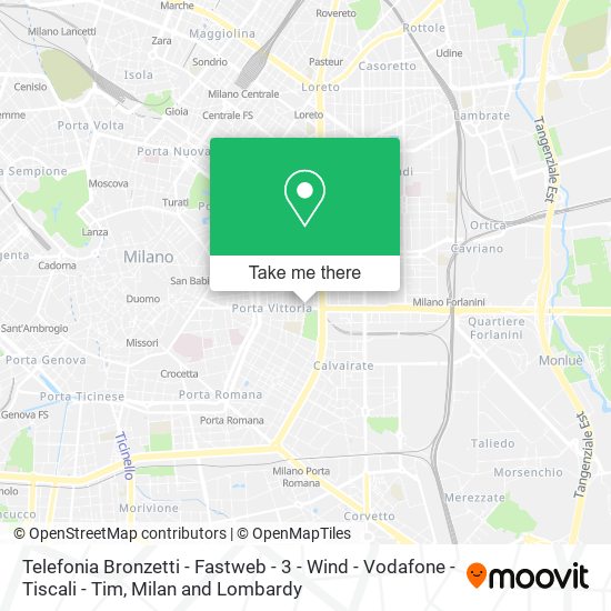Telefonia Bronzetti - Fastweb - 3 - Wind - Vodafone - Tiscali - Tim map