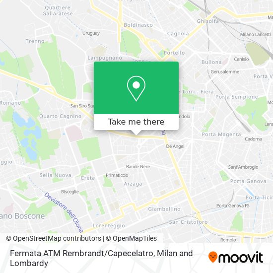 Fermata ATM Rembrandt / Capecelatro map