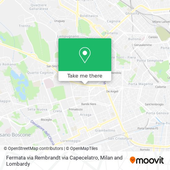 Fermata via Rembrandt via Capecelatro map