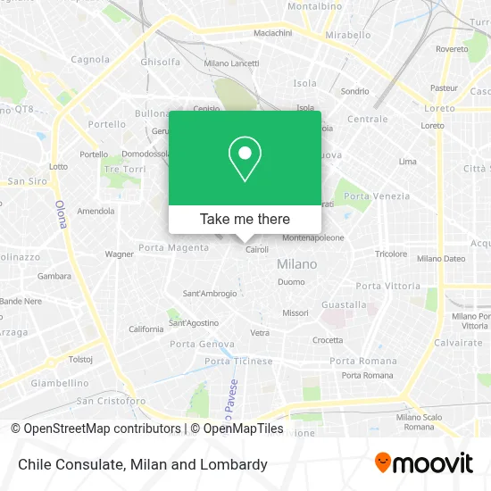 Chile Consulate map