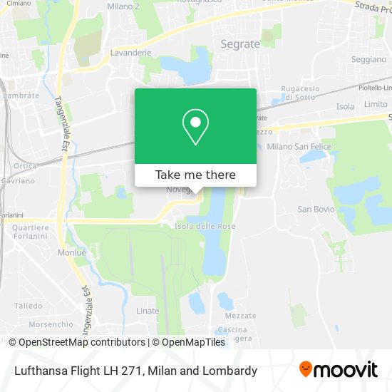 Lufthansa Flight LH 271 map