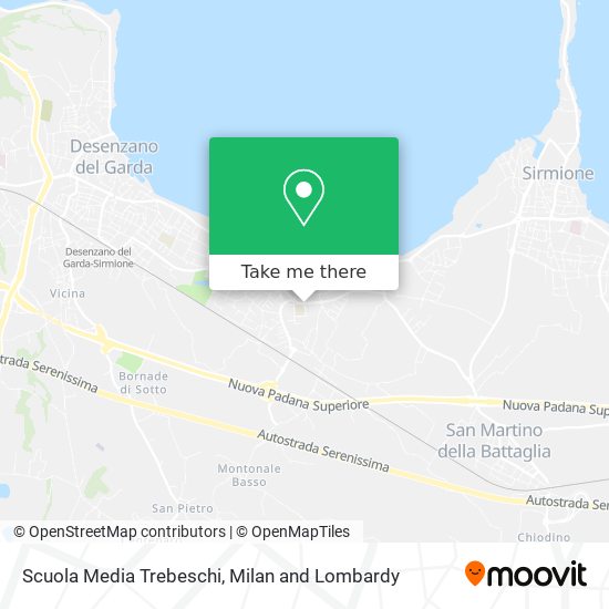 Scuola Media Trebeschi map
