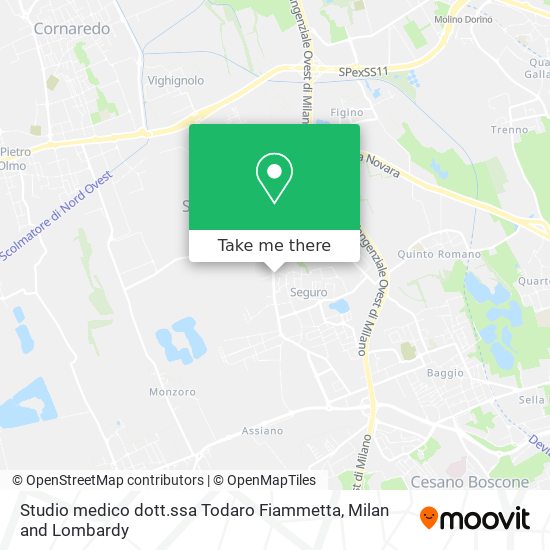 Studio medico dott.ssa Todaro Fiammetta map