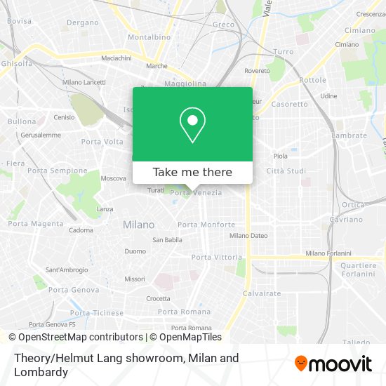 Theory/Helmut Lang showroom map