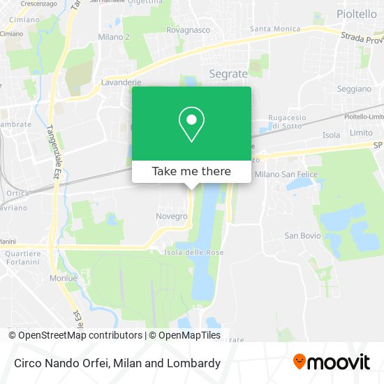 Circo Nando Orfei map