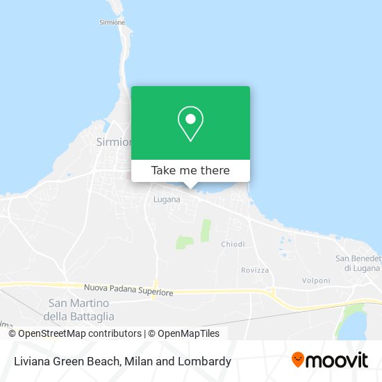 Liviana Green Beach map