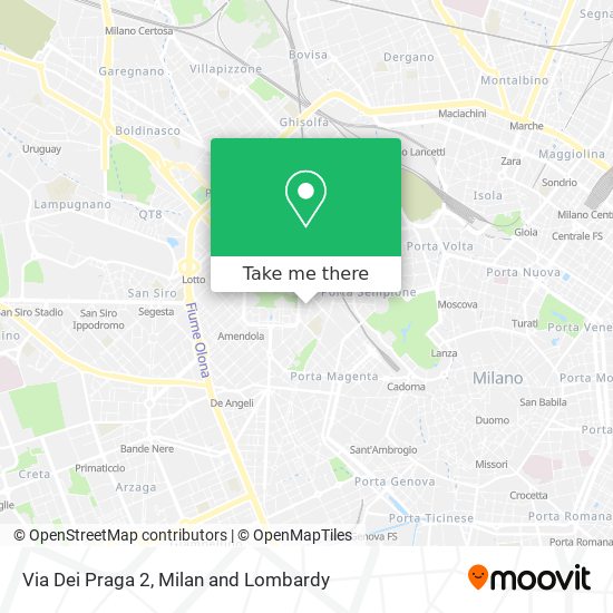 Via Dei Praga 2 map