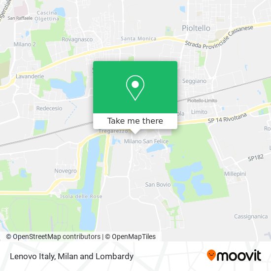 Lenovo Italy map