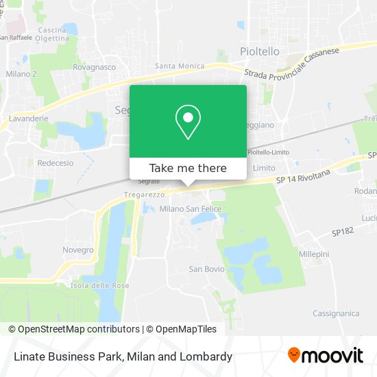 Linate Business Park map