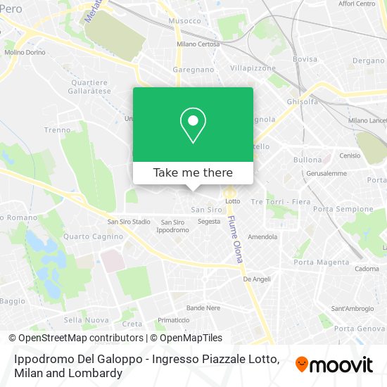 Ippodromo Del Galoppo - Ingresso Piazzale Lotto map