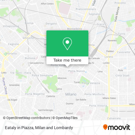 Eataly in Piazza map
