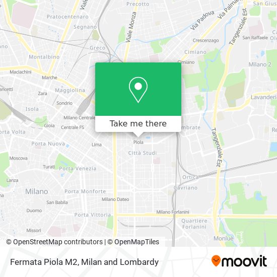 Fermata Piola M2 map