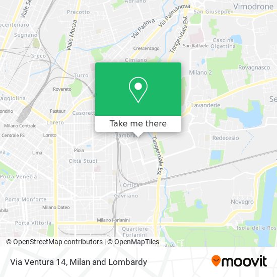 Via Ventura 14 map