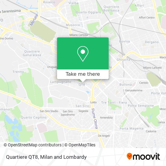 Quartiere QT8 map