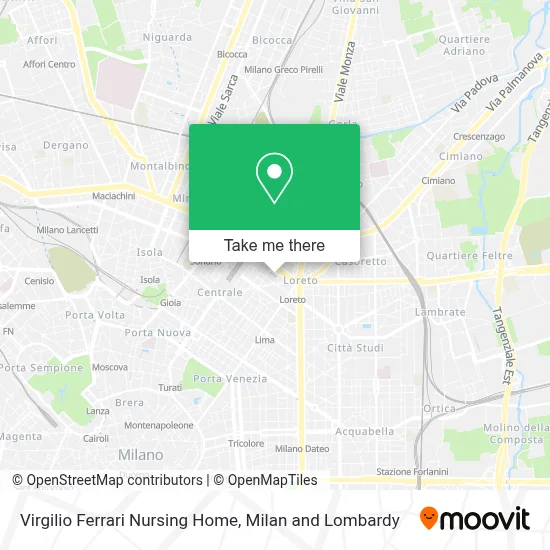 Virgilio Ferrari Nursing Home map