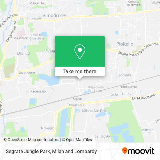 Segrate Jungle Park map
