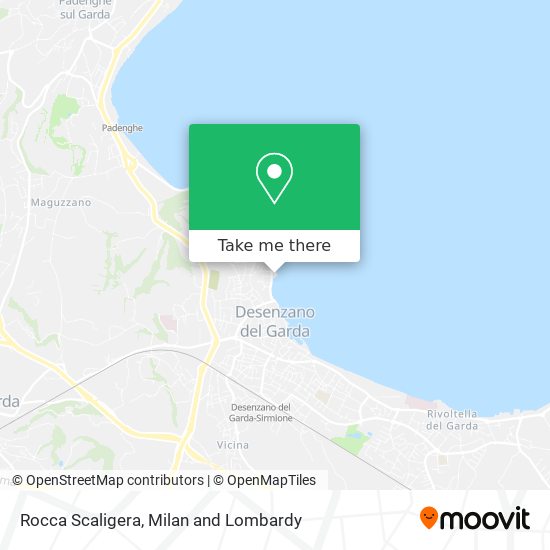 Rocca Scaligera map