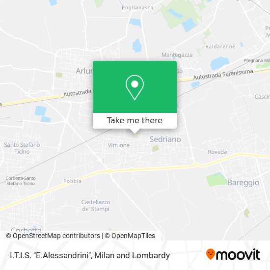 I.T.I.S. "E.Alessandrini" map