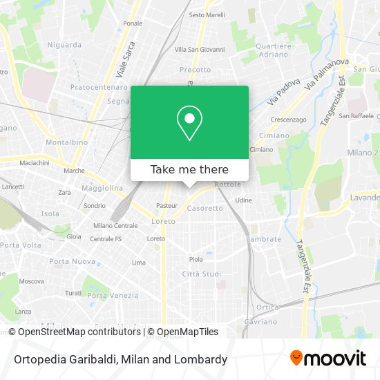 Ortopedia Garibaldi map