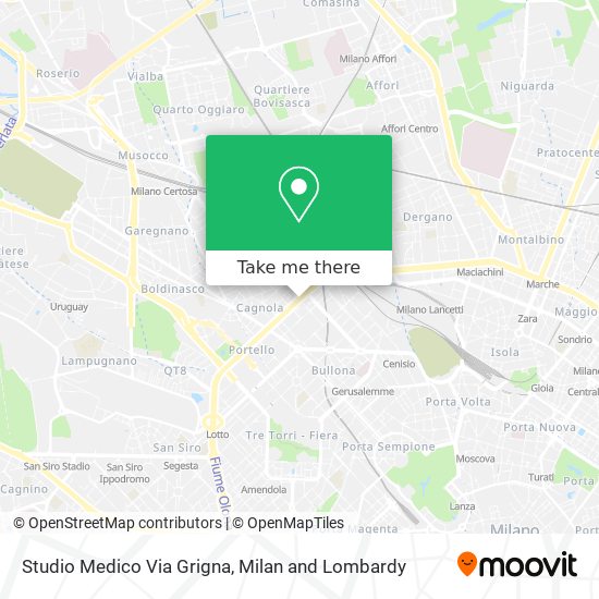 Studio Medico Via Grigna map
