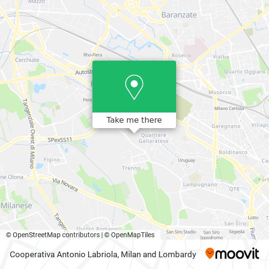 Cooperativa Antonio Labriola map