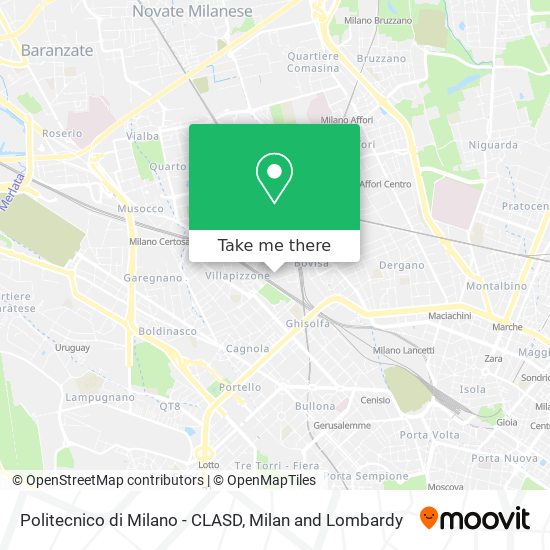 Politecnico di Milano - CLASD map