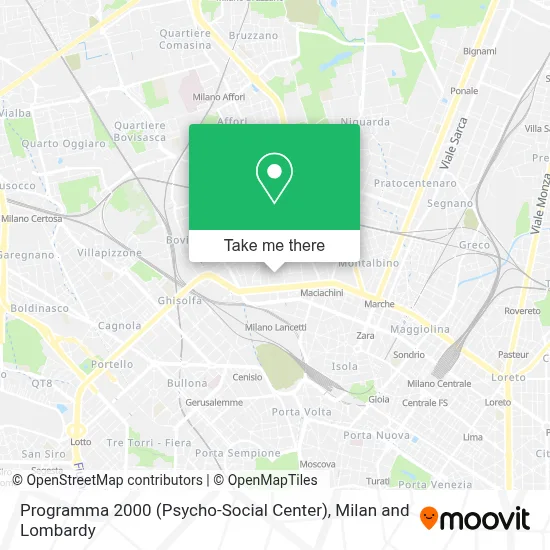 Programma 2000 (Psycho-Social Center) map