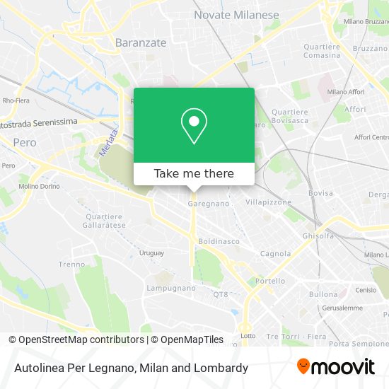 Autolinea Per Legnano map