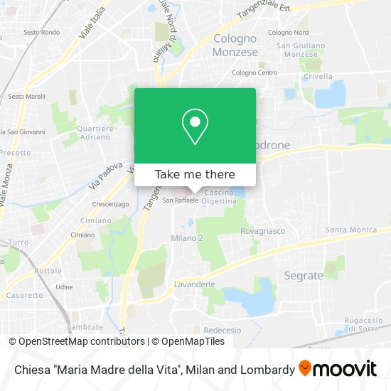 Chiesa "Maria Madre della Vita" map