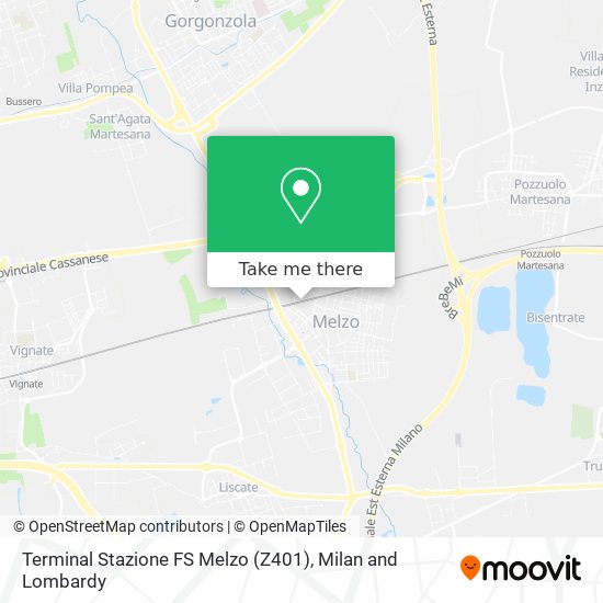 Terminal Stazione FS Melzo (Z401) map