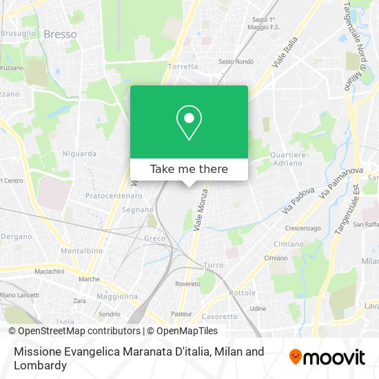 Missione Evangelica Maranata D'italia map