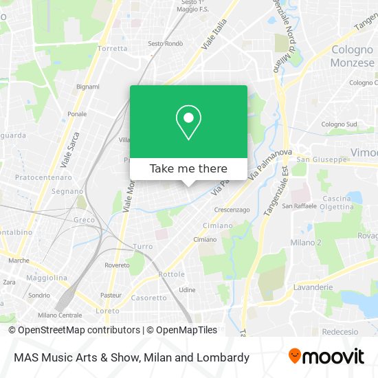 MAS Music Arts & Show map