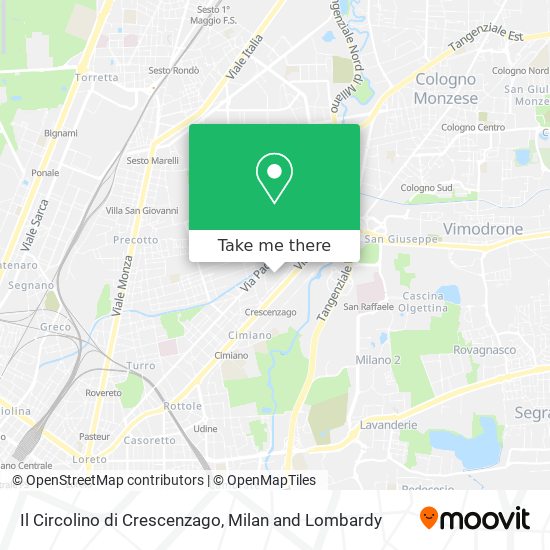 Il Circolino di Crescenzago map
