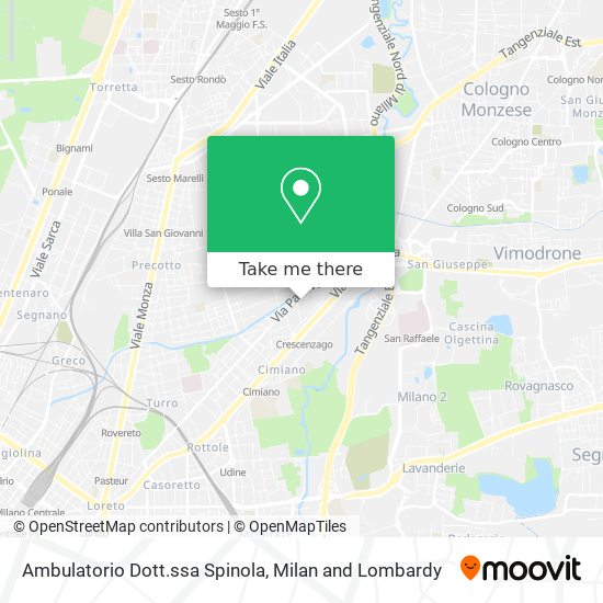 Ambulatorio Dott.ssa Spinola map