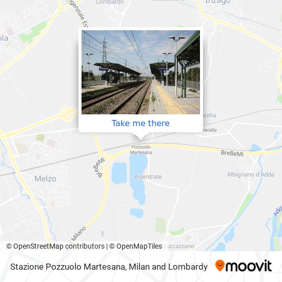 Stazione Pozzuolo Martesana map