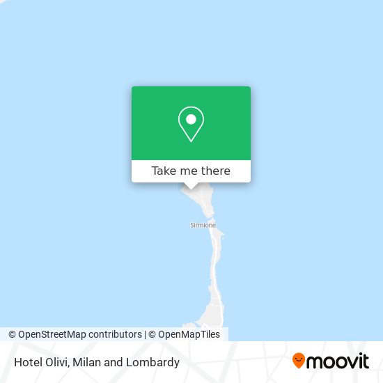 Hotel Olivi map