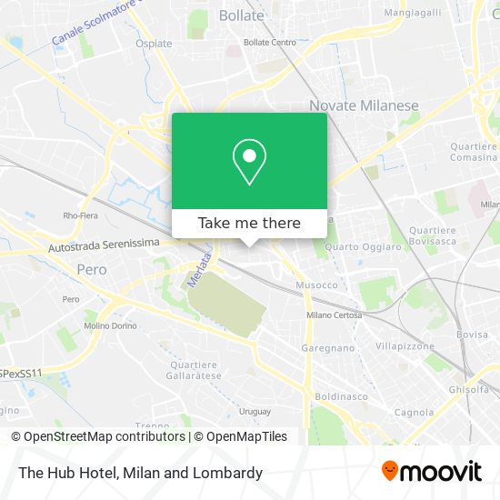 The Hub Hotel map