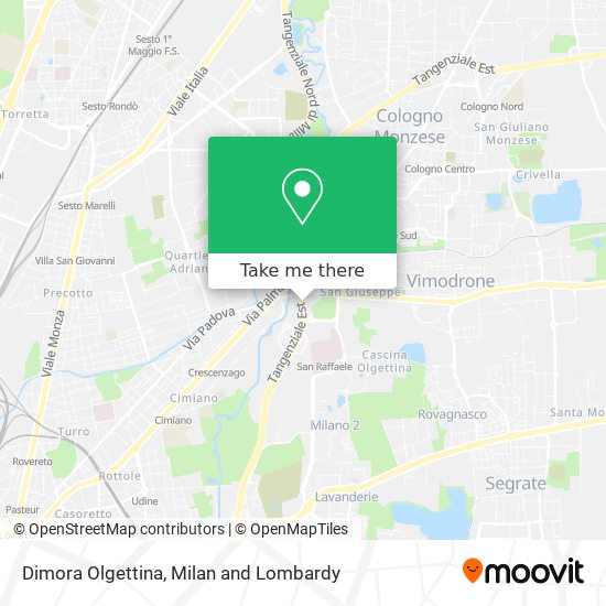 Dimora Olgettina map