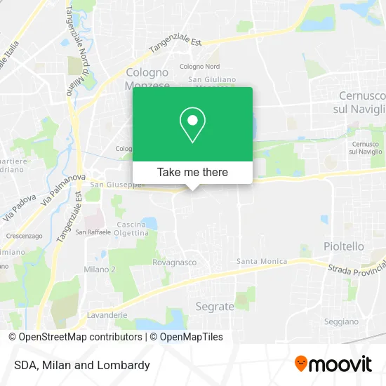 SDA map
