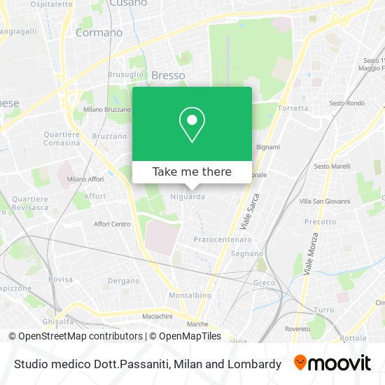 Studio medico Dott.Passaniti map
