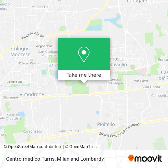 Centro medico Turris map