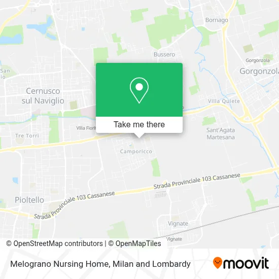 Melograno Nursing Home map