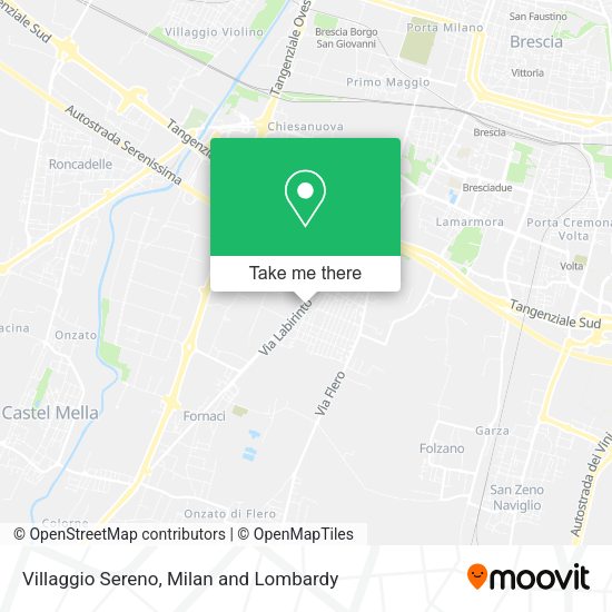 Villaggio Sereno map