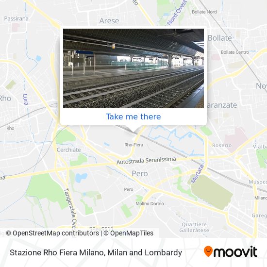 Stazione Rho Fiera Milano map