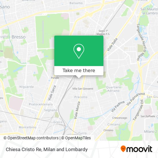 Chiesa Cristo Re map