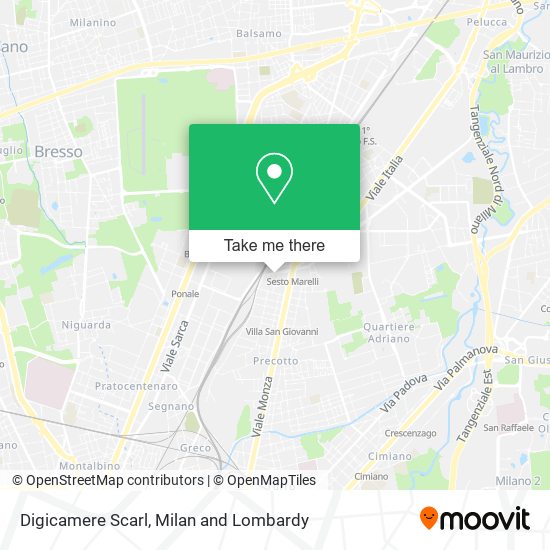 Digicamere Scarl map