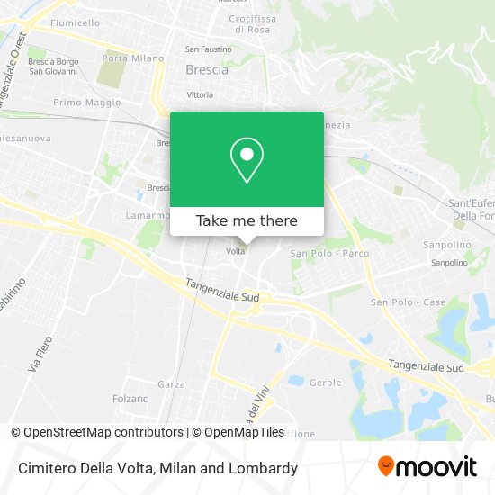 Cimitero Della Volta map